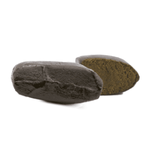 Bloc de résine CBD Black Butter 70%, infusion apaisante avec une texture lisse et riche en cannabidiol.