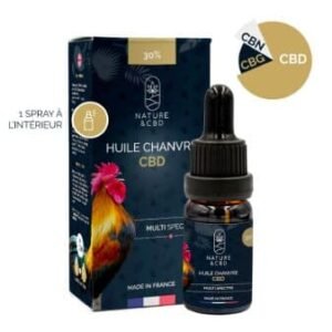 Flacon d'huile de chanvre CBD 30% multi-spectre Nature & CBD avec cannabinoïdes CBN, CBG, et CBD. Flacon d'huile de chanvre CBD 30% multi-spectre Nature & CBD avec cannabinoïdes CBN, CBG, et CBD.