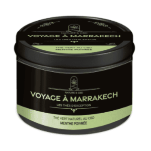 Thé vert au CBD menthe poivrée pour la relaxation et la digestion Thé vert au CBD menthe poivrée pour la relaxation et la digestion