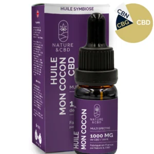 Huile CBD règles douloureuses Mon Cocon – flacon 10 ml pour soulager crampes et SPM naturellement