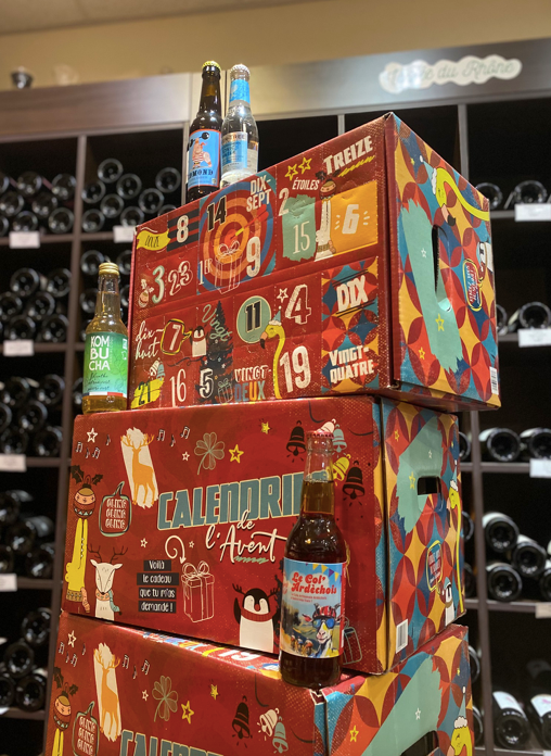 Calendrier de l’Avent bières de Desbos Boissons à Lamastre – sélection artisanale locale en Ardèche