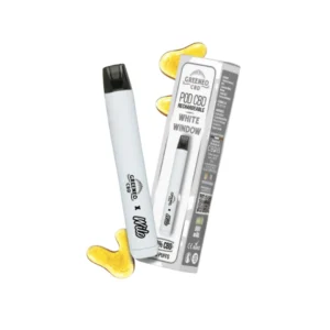 Pod CBD Greeneo White Window au design épuré