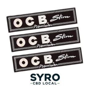 Feuilles à rouler OCB Premium Slim noires, format tripack