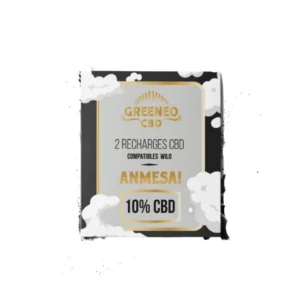 Boîte de recharges CBD saveur Anmesai compatibles Wilo