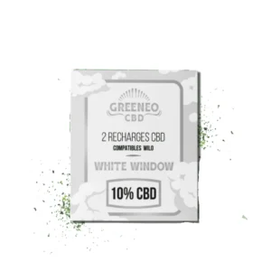 Pod CBD Greeneo White Window au design épuré