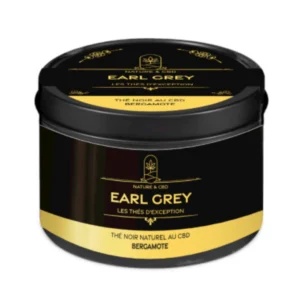 Thé noir au CBD Earl Grey bergamote Nature & CBD en pot