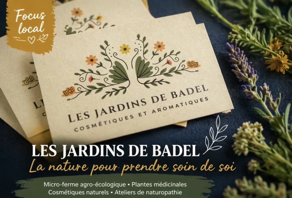 Les Jardins de Badel Devesset micro ferme plantes aromatiques et médicinales cosmétiques naturels Ardèche