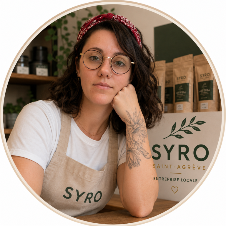Sybil, fondatrice de Syro CBD à Saint-Agrève